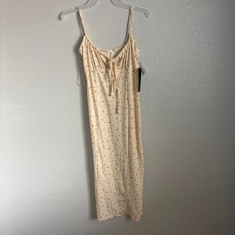 Floral Maxi Dress Dainty Cottagecore Y2K Coquette NEW - Picture 1 of 6
